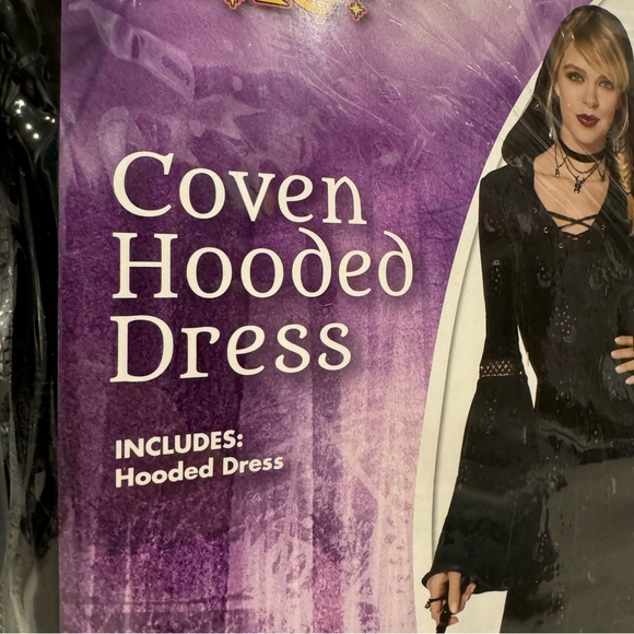 Coven Hooded Dress Costume Size Small 4-6 - Picture 4 of 6